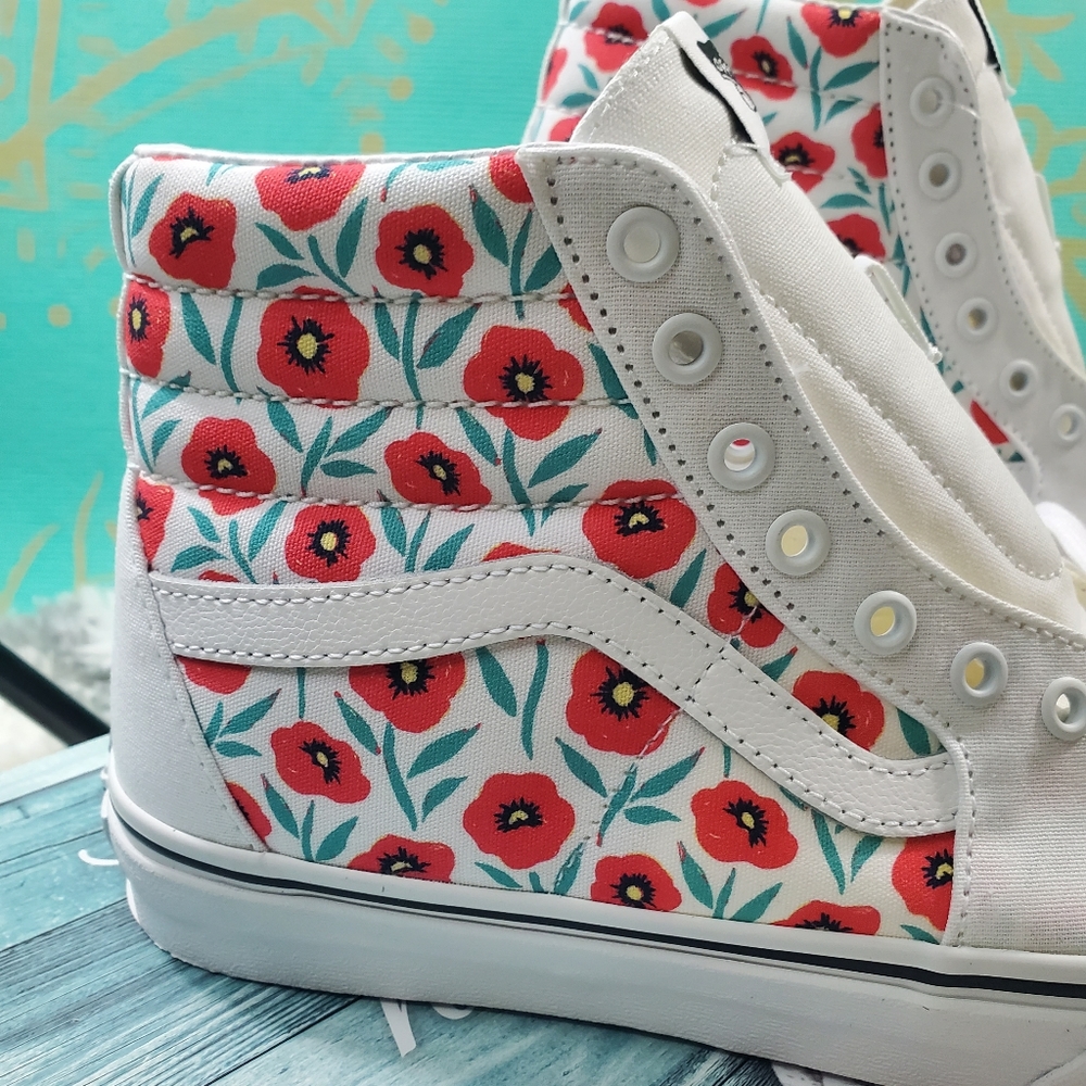 Vans sk8-HI Flowers 💐😍 (CL) - Picture 9 of 14